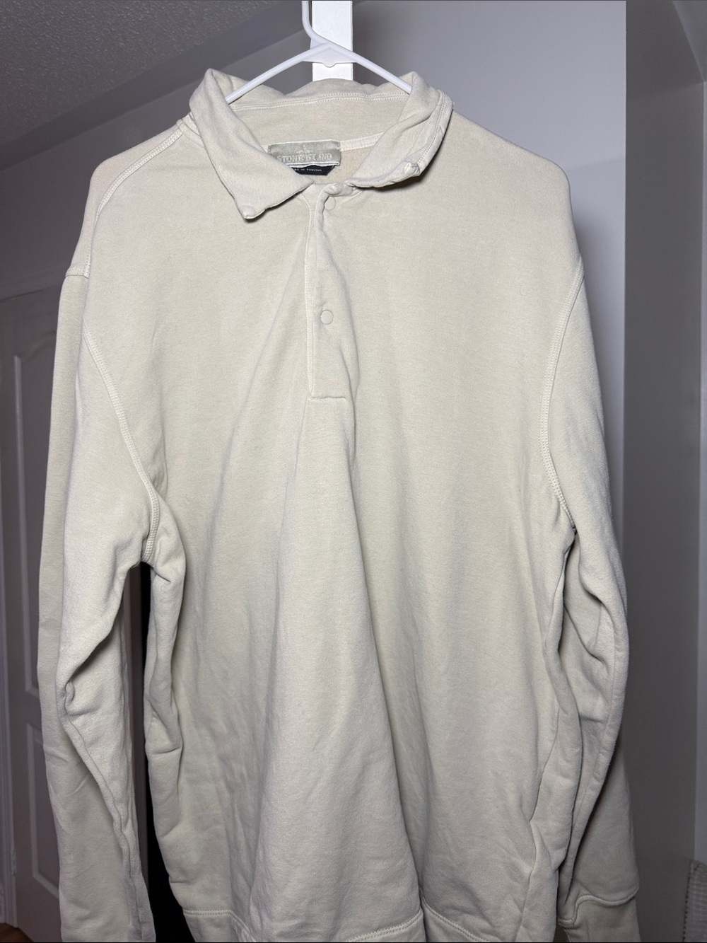Stone Island - Beige Logo Patch polo